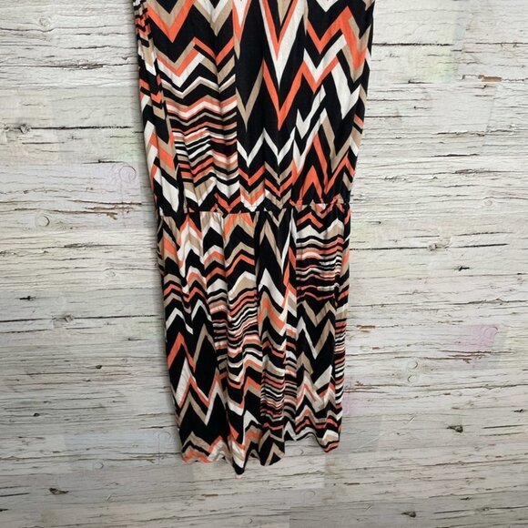 Bebe chevron  mini dress cream pink medium - Picture 7 of 11